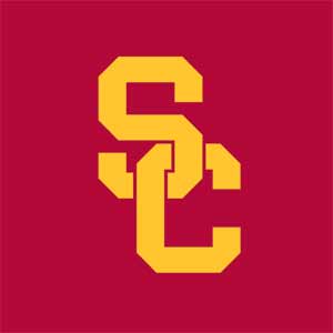 University of Southern California USC Red Logo PS5 Console Skin